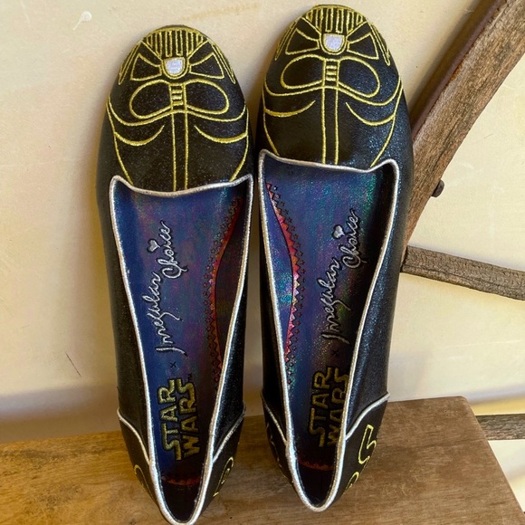 IRREGULAR CHOICE🪐STAR WARS Darth Vader Flats NEW! - Picture 7 of 12